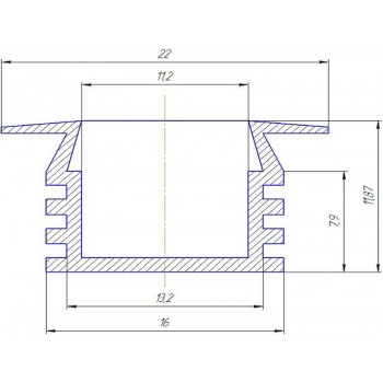 Алюминиевый профиль LED Strip Alu Profile-3